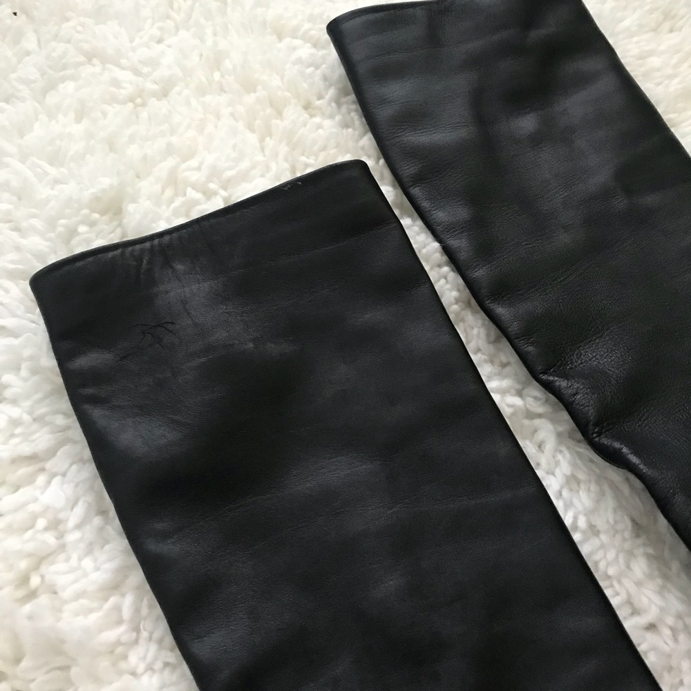 Stuart Weitzman Black crushable boots size 5.5 - Picture 4 of 7